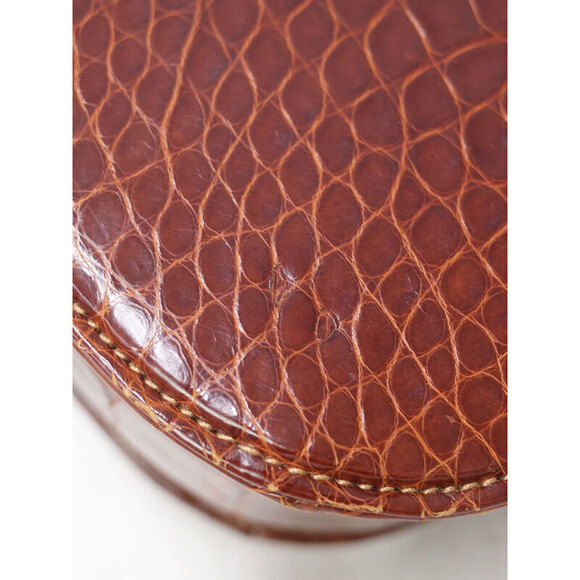 Gucci Crocodile Bamboo Handbag - Picture 7 of 9